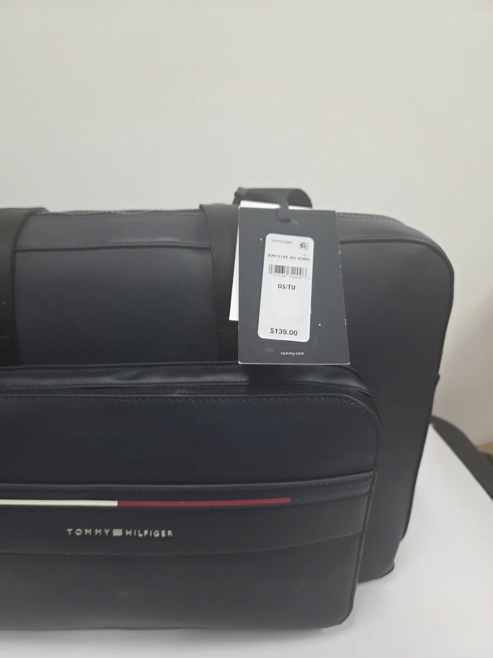 Tommy Hilfiger Blue Navy Men's Laptop Briefcase
